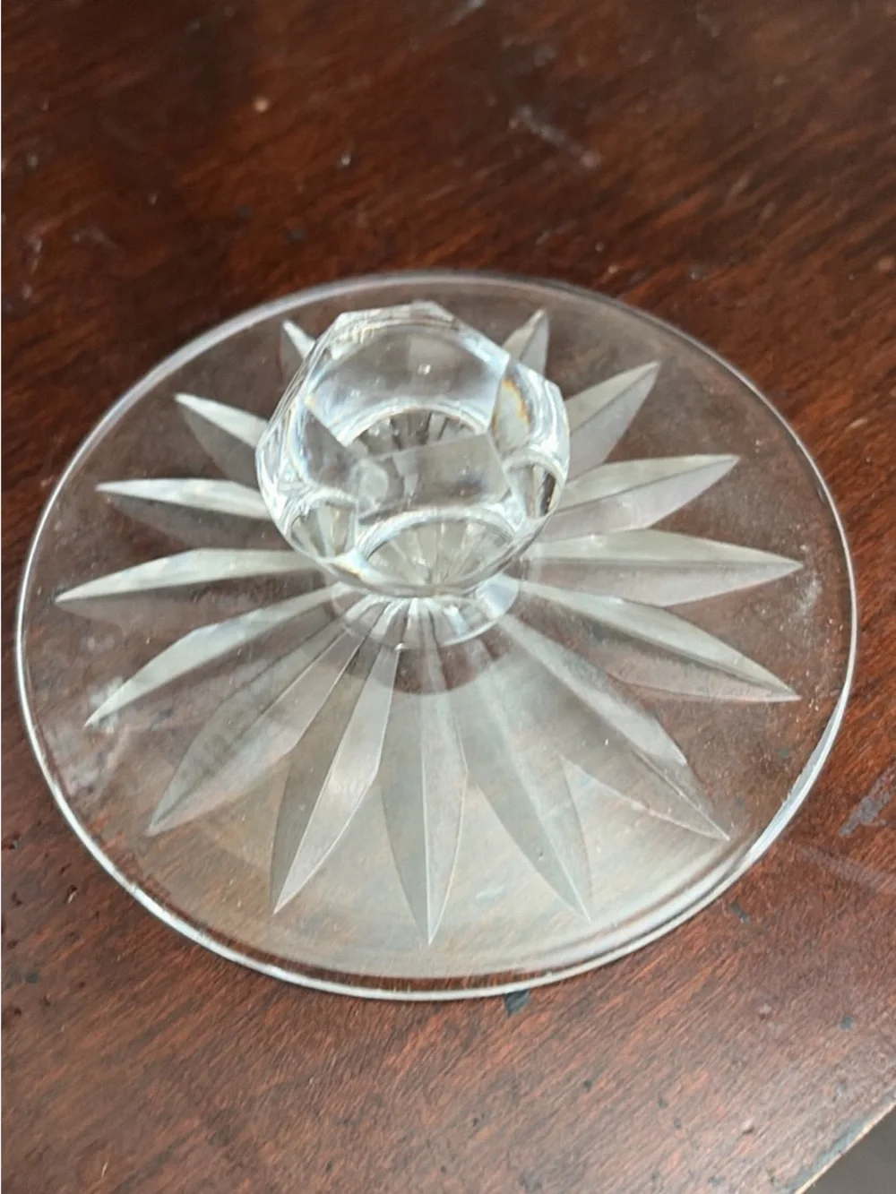 Waterford Lismore Crystal Clear Cut-Glass Covered Biscuit Jar